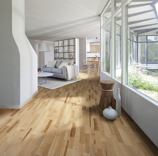 Kahrs Viborg Beech Engineered Wood Flooring, Lacquered, 200x15x2423 mm